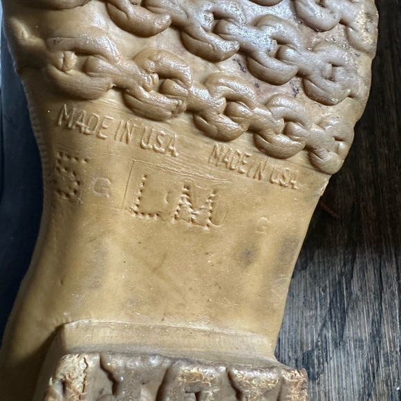 L.L. Bean Gumshoes 3-Eye Waterproof Vintage Mid Ankle Bean Boots Womens Sz 5 USA - Picture 8 of 10